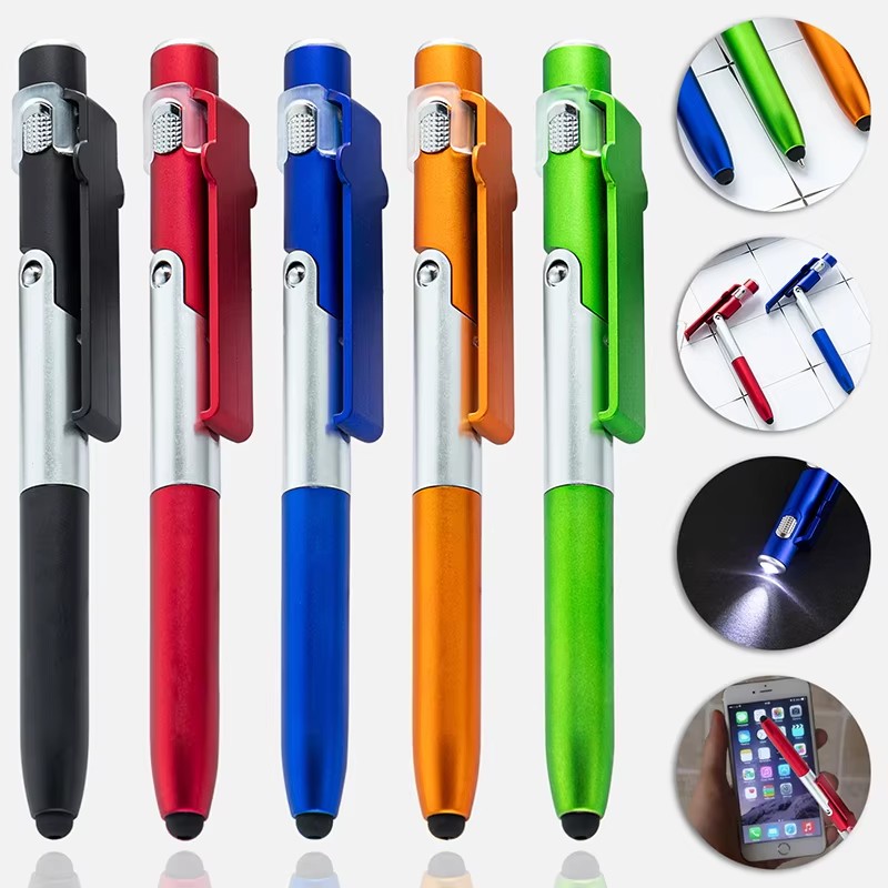 Case With Pencil Holder - Caneta Multifuncional 4 em 1 com