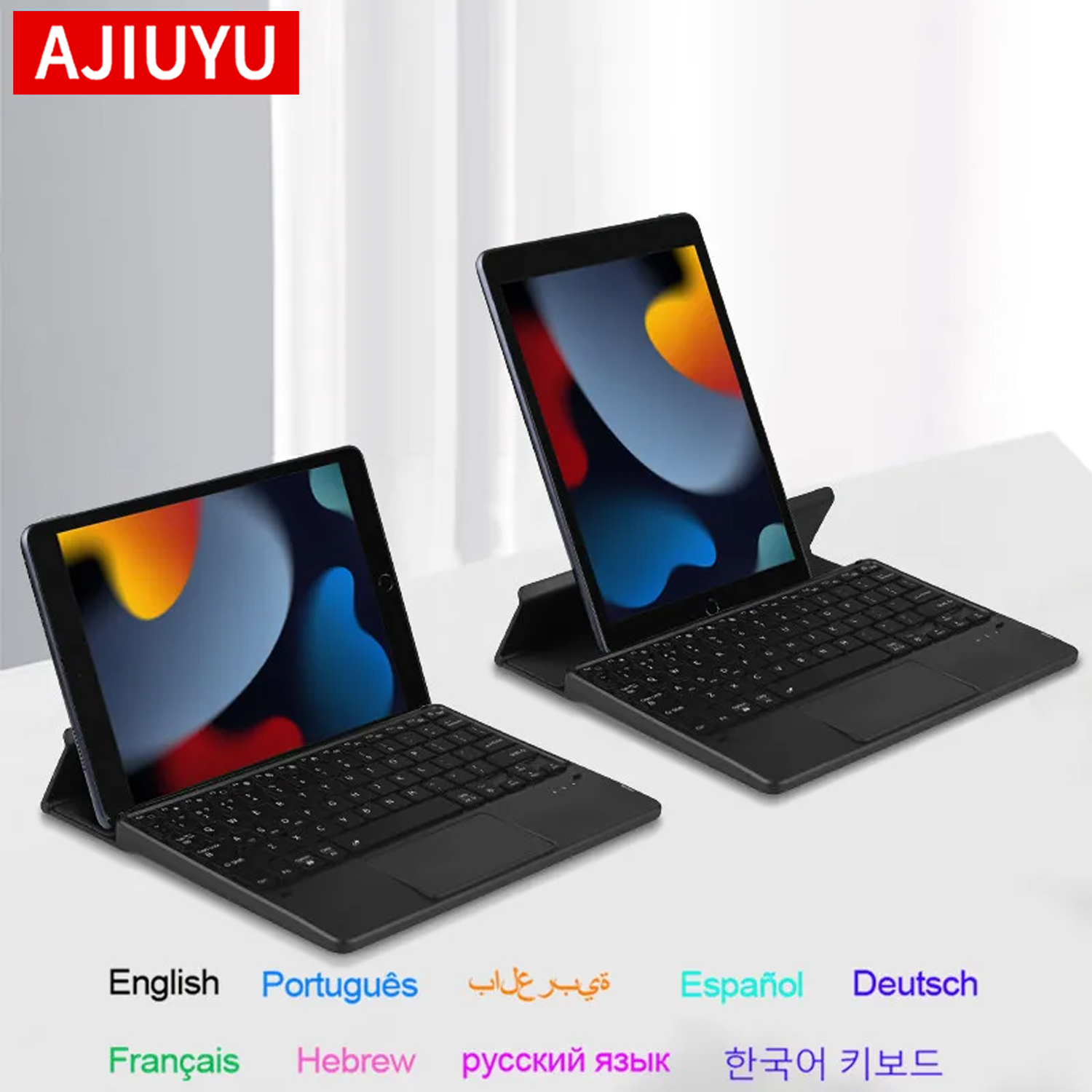 Accessories For Android Tablet - Teclado Bluetooth dobrável AJIUYU com touchpad