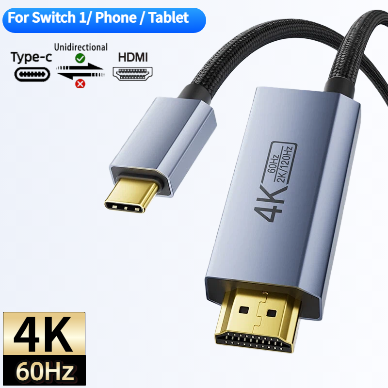 Hdmi Adapter Tablet - Dock para Nintendo Switch com Cabo