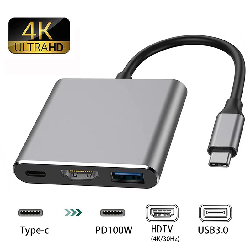 Hdmi Adapter Tablet - Cabo Conversor USB-C para HDMI 3