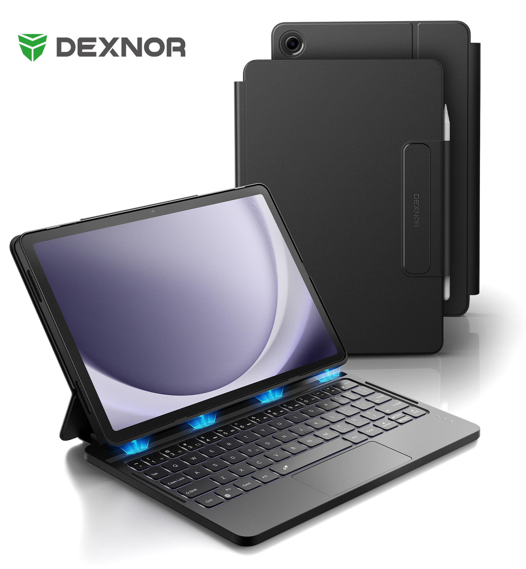 Tablet A9 Accessories - Capa com Teclado para Samsung Galaxy