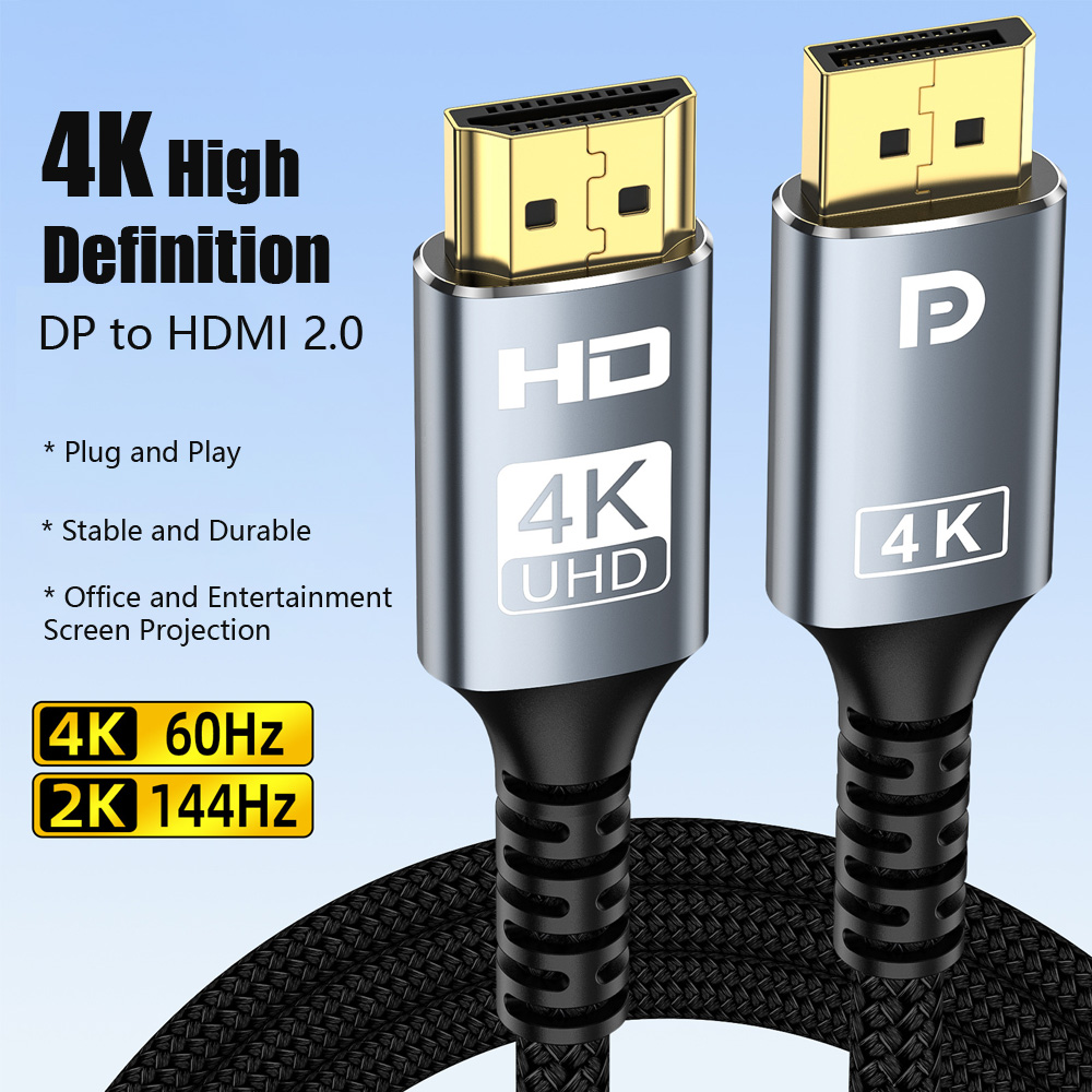 Hdmi Adapter Tablet - Cabo Compatível DP para HDMI 2.0