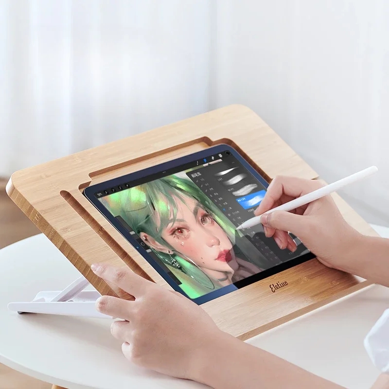 Tablet Drawing Accessories - Suporte de pintura de madeira para