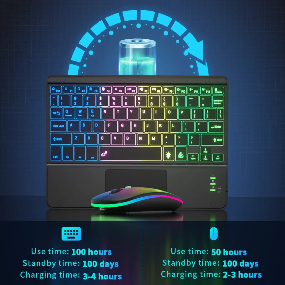 Teclado Bluetooth com Touchpad - Accessories For Android Tablet avaliação e preço