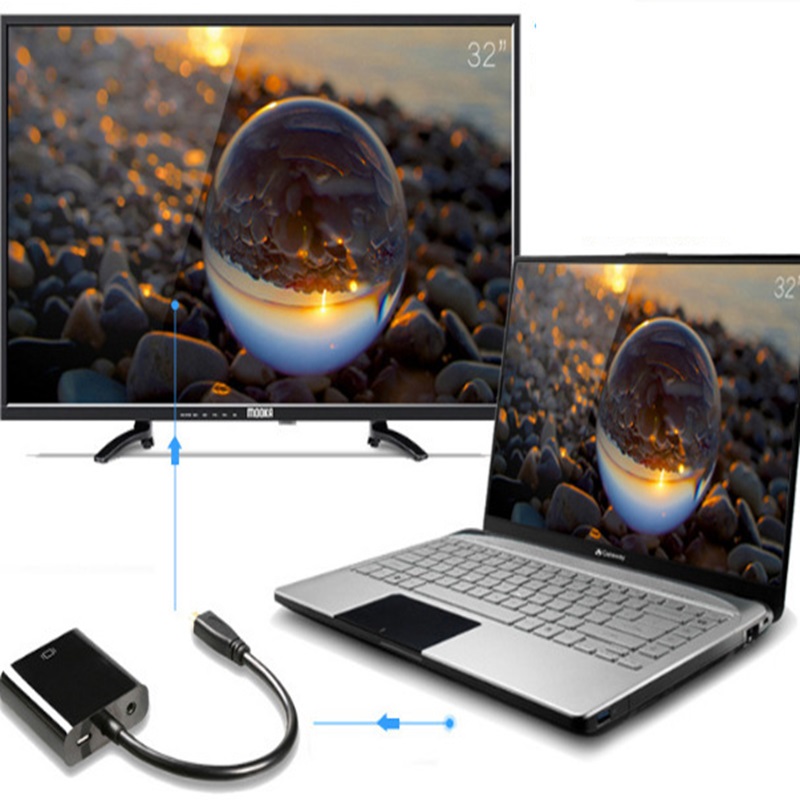 Micro hdmi para vga conector m - Hdmi Adapter Tablet avaliação e preço