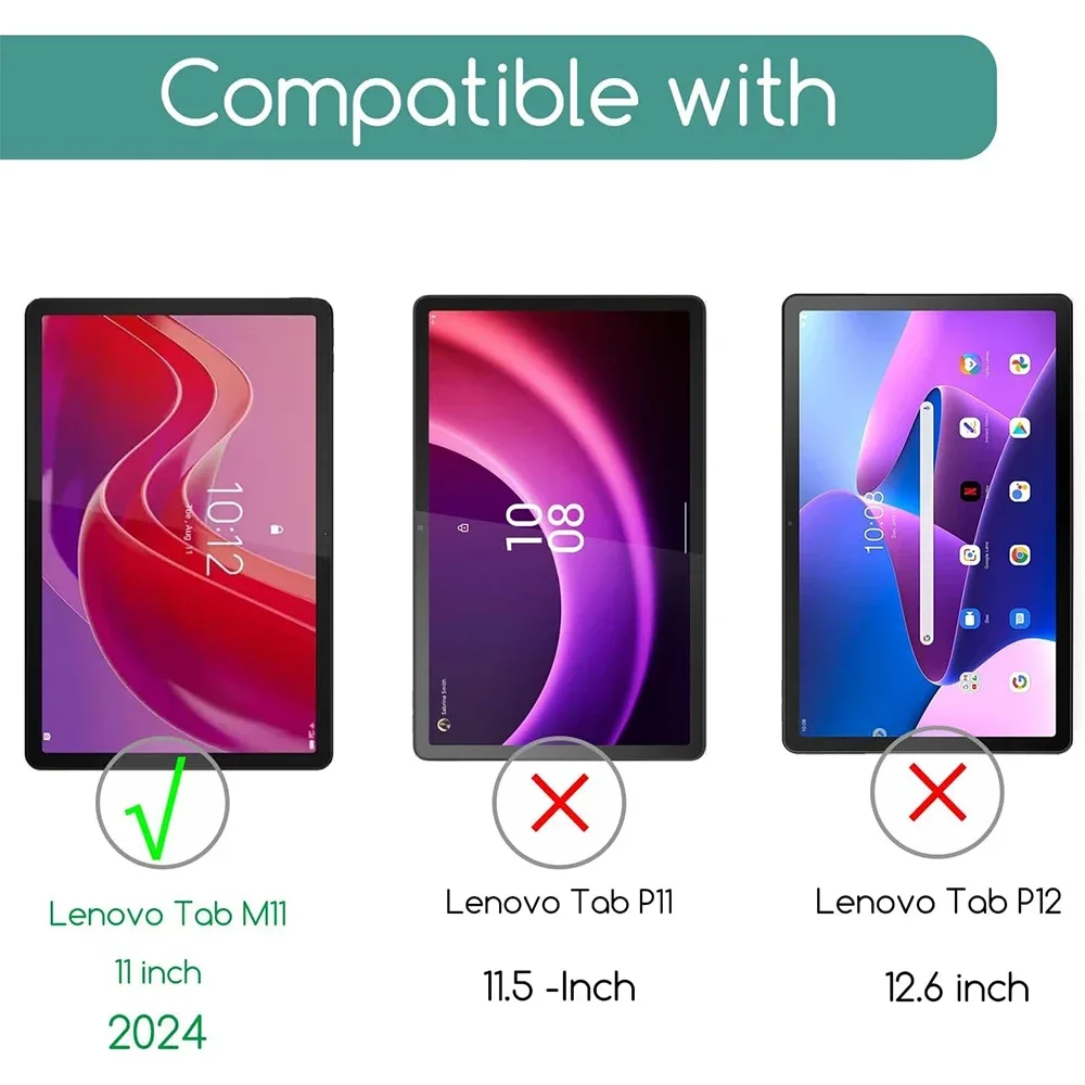 2 peças hd protetor de tela à  - Lenovo Tablet M11 Accessories avaliação e preço