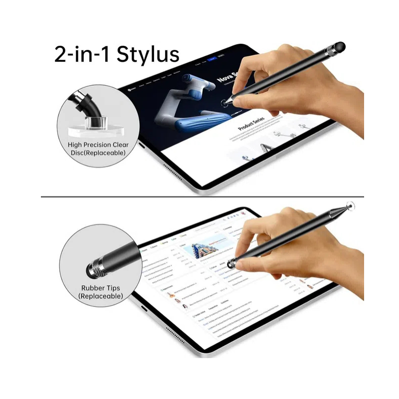 Caneta stylus 2 em 1, ponta de - Tablet Drawing Accessories avaliação e preço