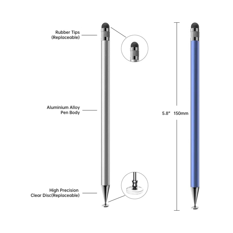 Caneta stylus 2 em 1, ponta de - Tablet Drawing Accessories avaliação e preço