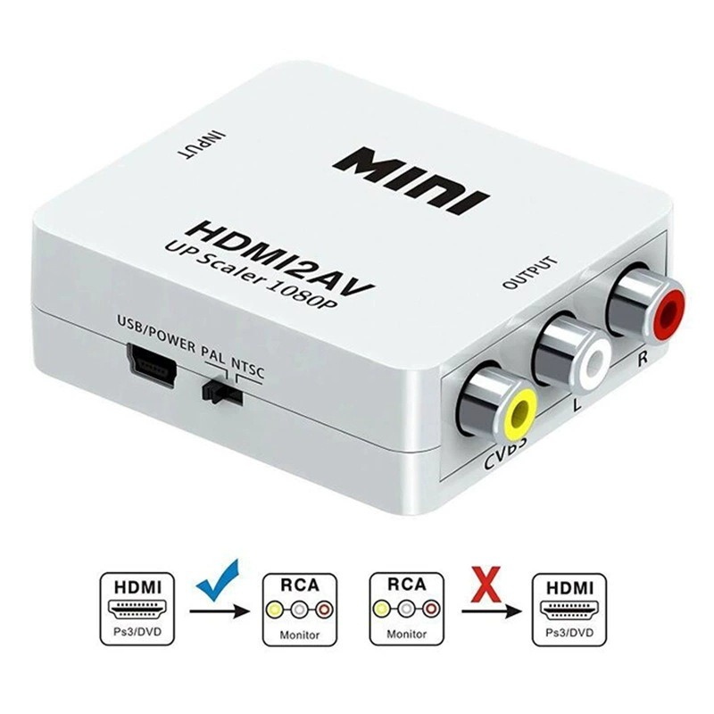 Conversor HDMI para AV RCA 108 - Hdmi Adapter Tablet avaliação e preço
