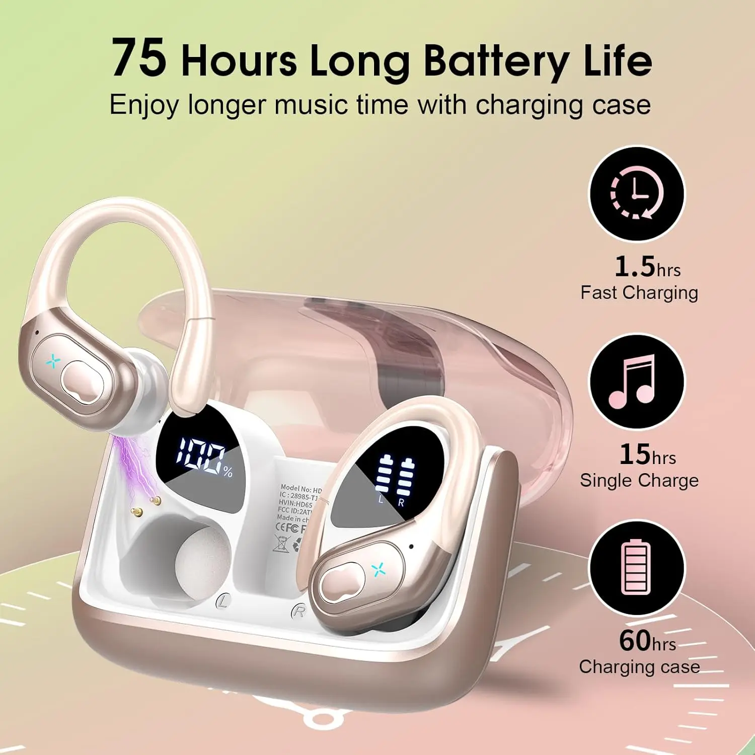 Fones de Ouvido Sem Fio GDLYL  - Wireless Charging Pad avaliação e preço
