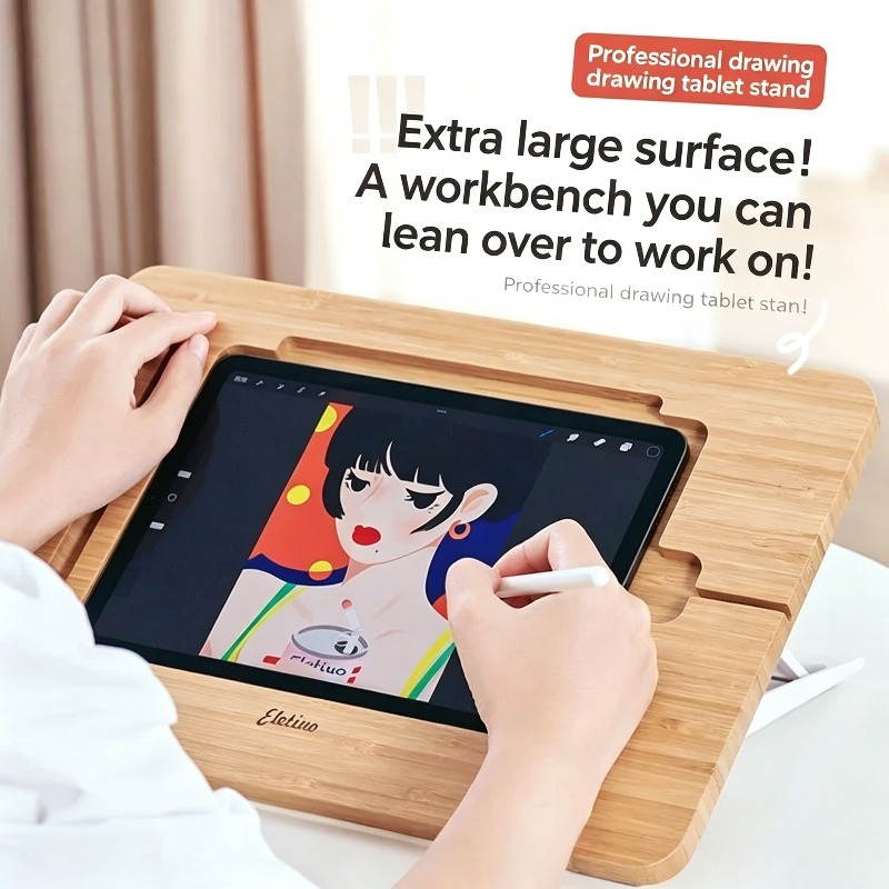 Suporte de pintura de madeira  - Tablet Drawing Accessories avaliação e preço