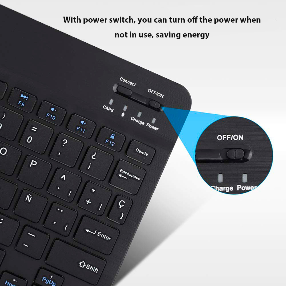 Teclado sem fio bluetooth para - Accessories For Android Tablet avaliação e preço