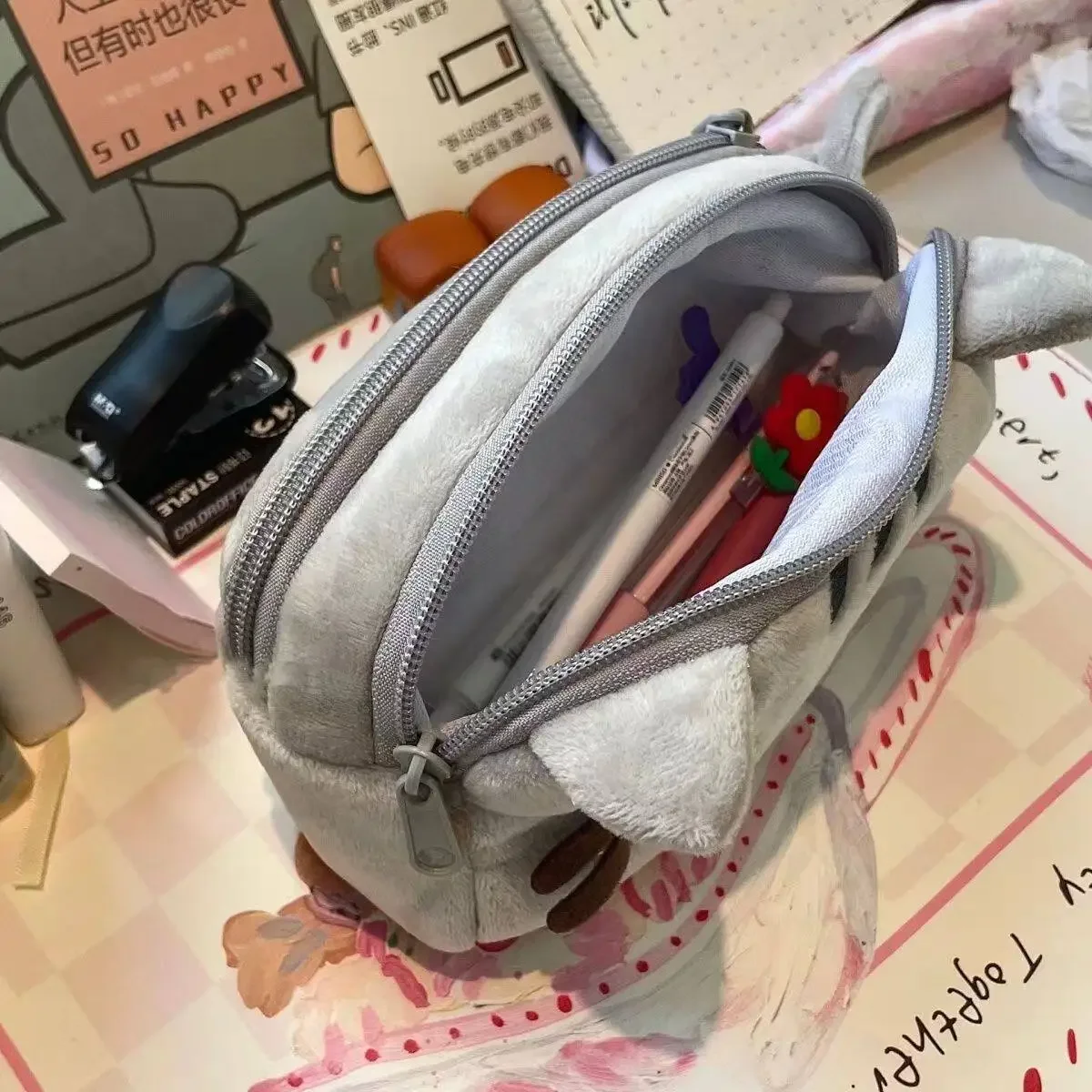 Estojo de Lápis Pusheen Fofo,  - Case With Pencil Holder avaliação e preço