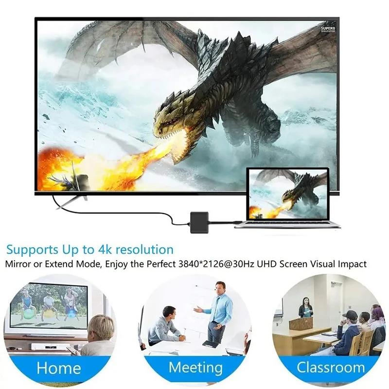 Adaptador 3 em 1 Tipo C para H - Hdmi Adapter Tablet avaliação e preço