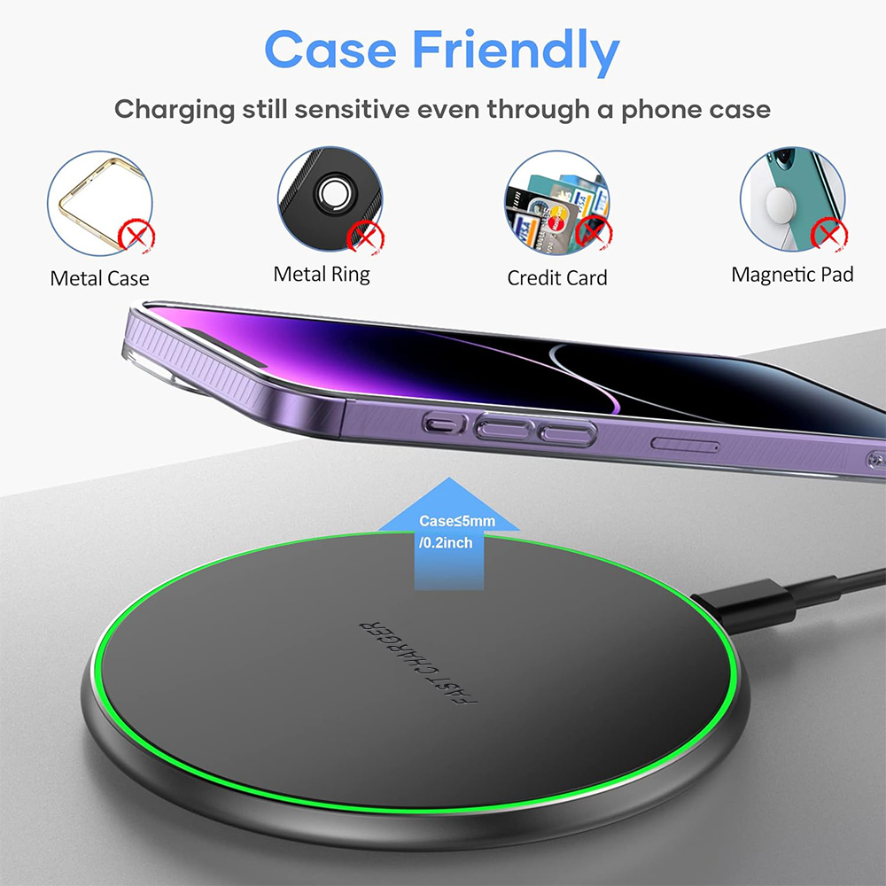 Carregador Sem Fio Rápido de 1 - Wireless Charging Pad avaliação e preço