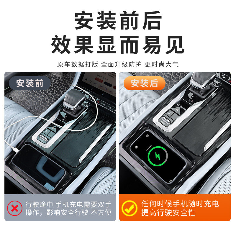 OIMG Para 2023-2025 Hongqi H5  - Wireless Charging Pad avaliação e preço